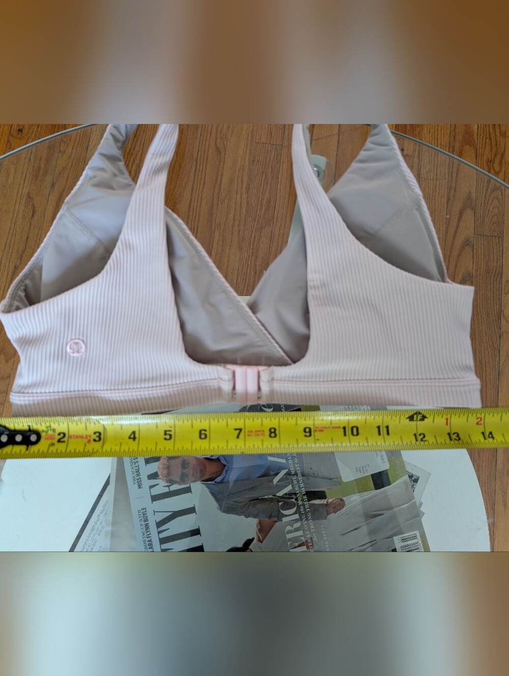 Lululemon Clear Waters Bikini Top & High Rise Bottom Set Landscape light pink - Picture 13 of 16